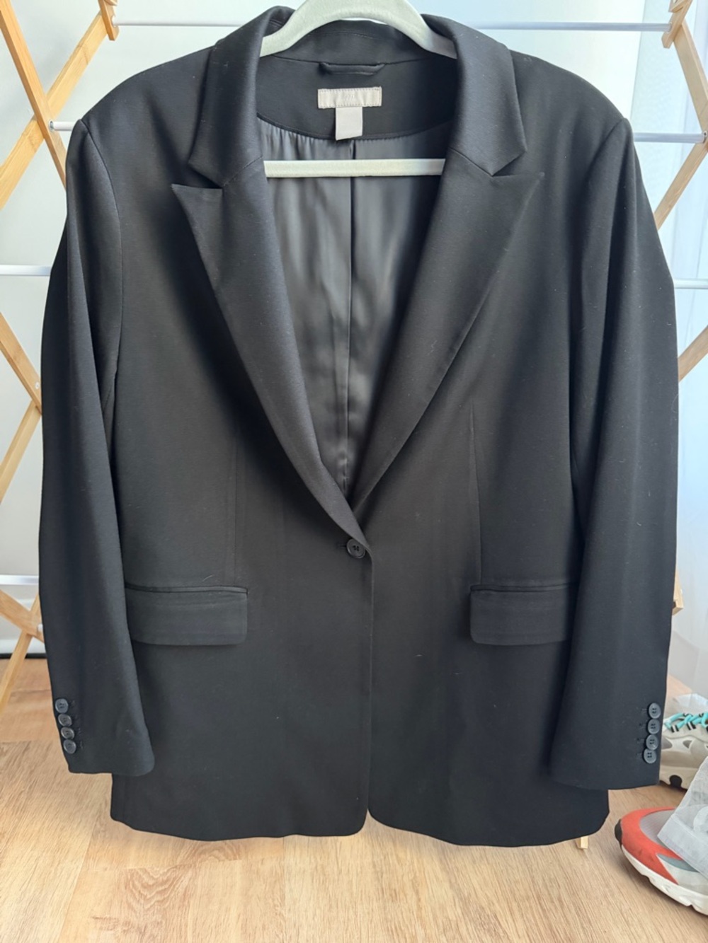 H&M Black Single-Button Women's Blazer